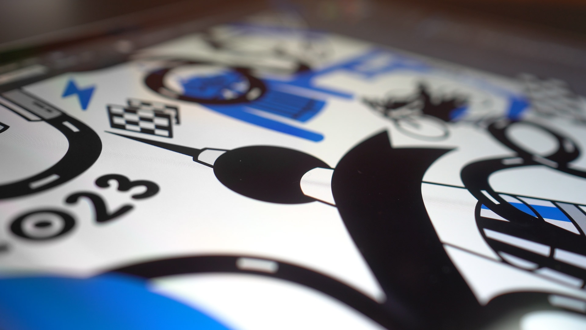 An illustrated work of art on occasion of BMW Motorrad’s 100th anniversary in 2023