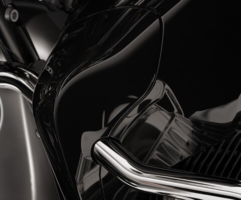 Wind deflector of the R 18 Transcontinental.